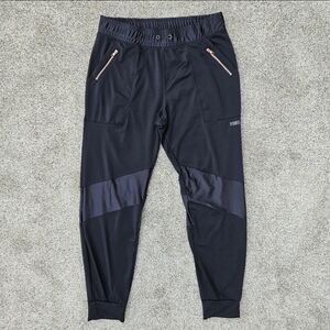 Victoria's Secret PINK Ultimate Classic Joggers Sweatpants Black Rose Gold Med